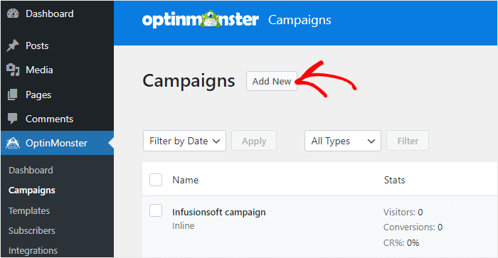 add new campaign