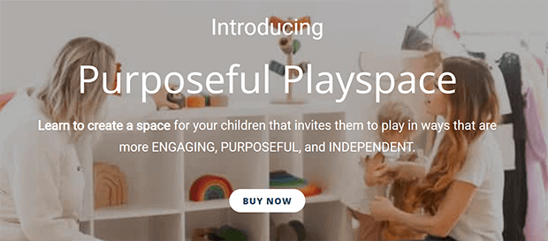 Play Learn Thrive blog offers an online course for sale
