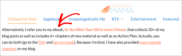 Mandarin Mama sells an eBook on her blog