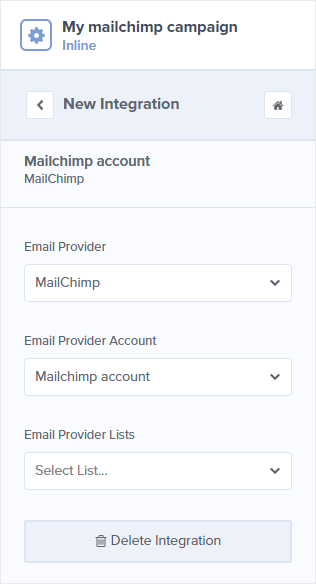 mailchimp campaign settings