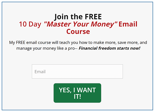 A free email course can be a preview of a paid course