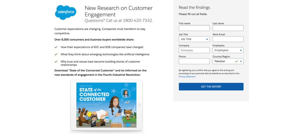 Salesforce's Reports and Surveys - Gated Content