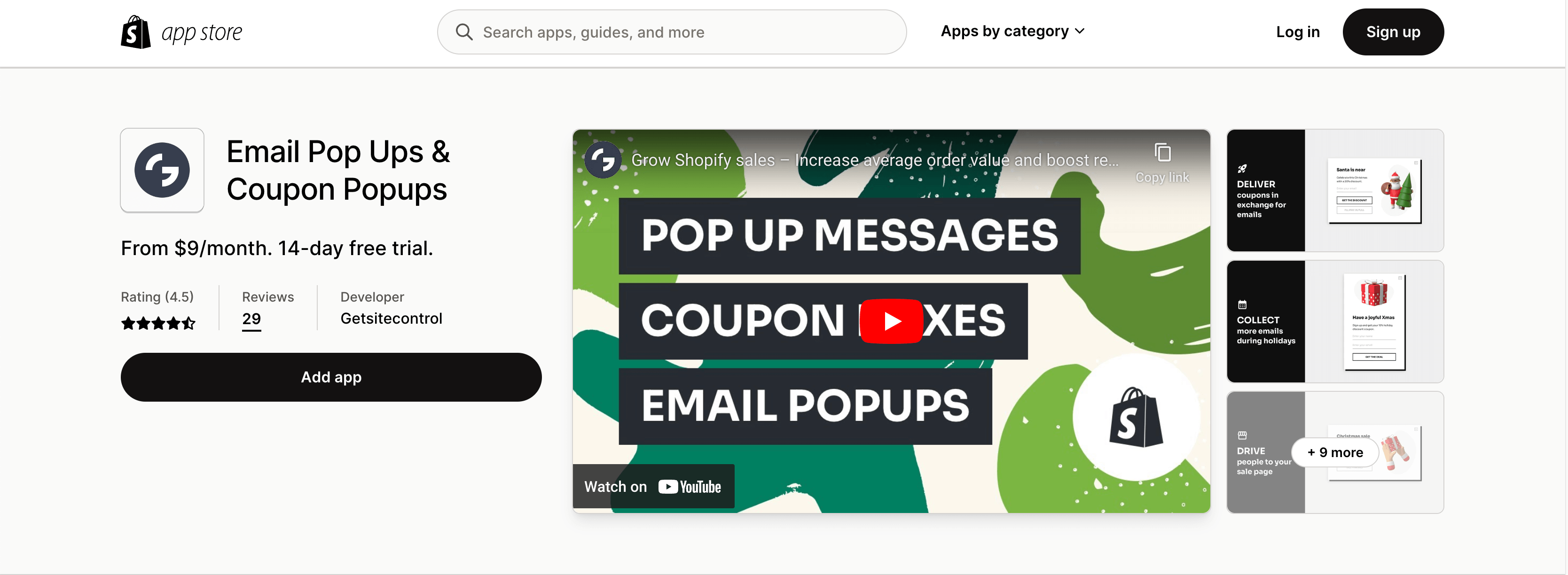 Email Pop Ups & Coupon Popups Shopify