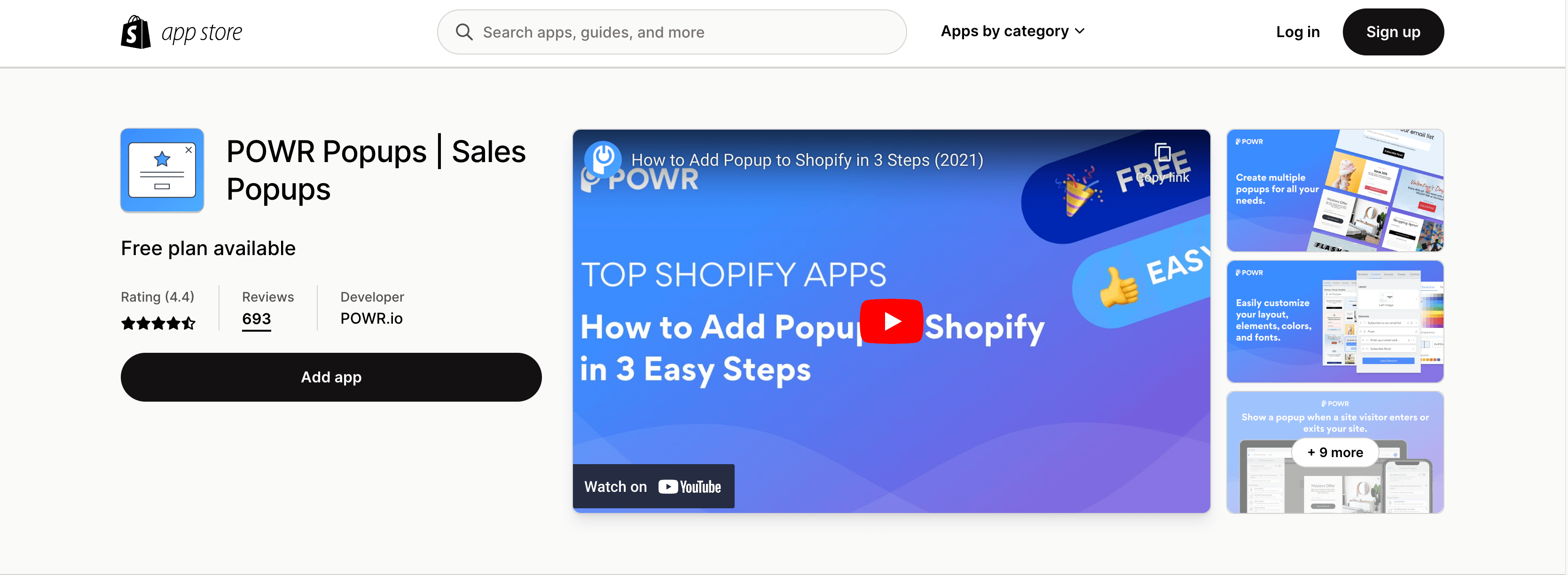 POWR Shopify