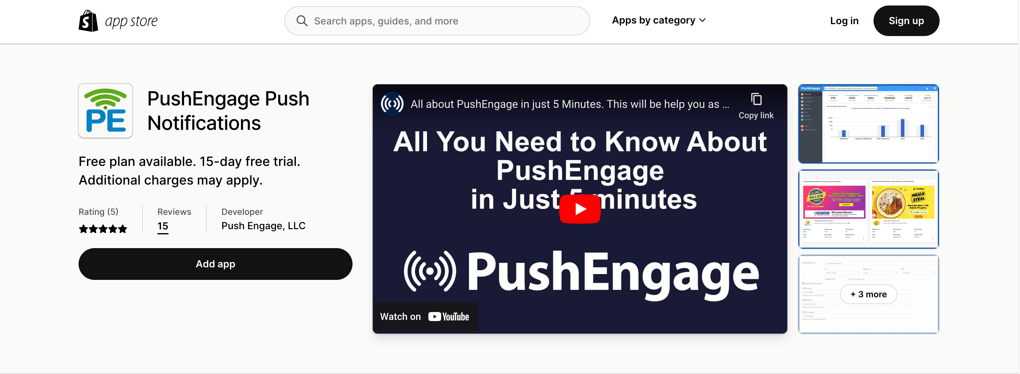 PushEngage Shopify
