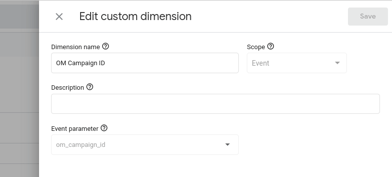 GA4 Custom Dimension