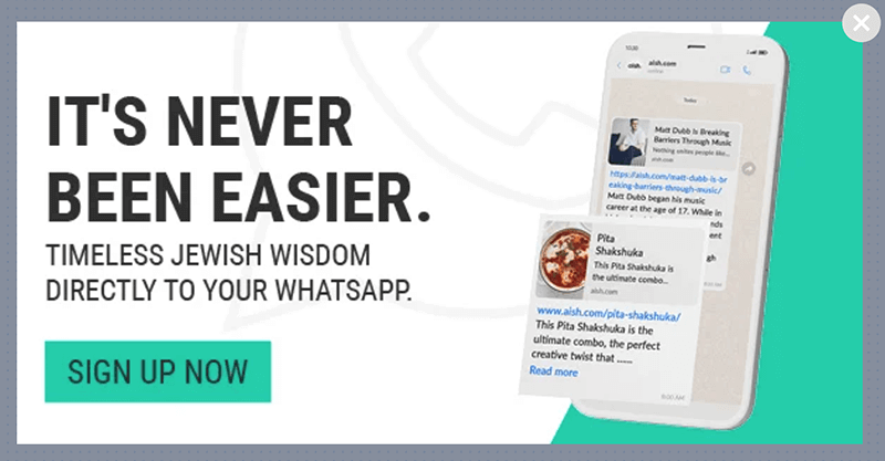 AIsh.com WhatsApp subscription campaign