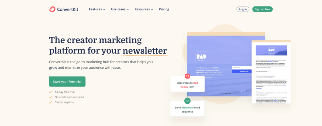 ConvertKit - Best WordPress Newsletter Plugin