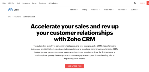 ZOHO CRM - Best CRM For Small Business