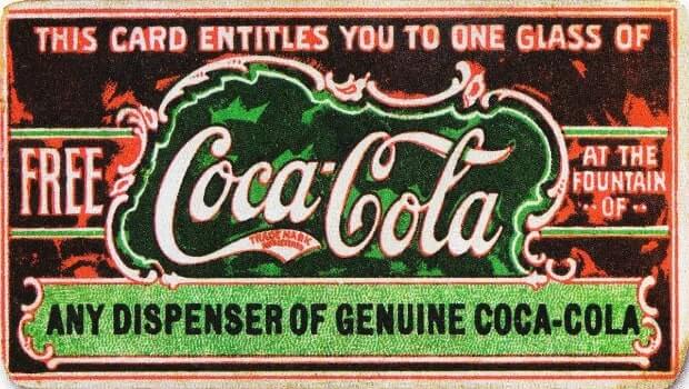 first ever coupon coca cola