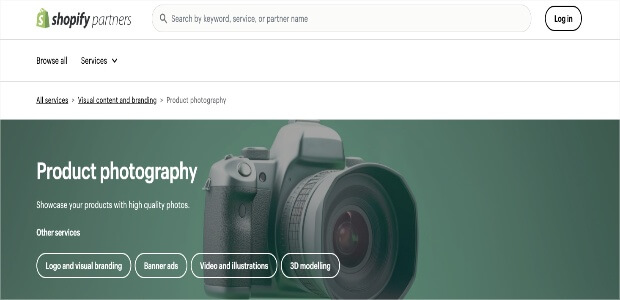 shopify product photography