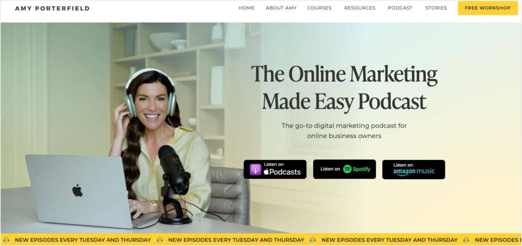 The Online Marketing Made Easy Podcast with Amy Porterfield