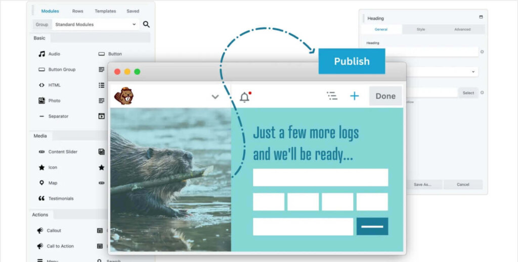 Beaver Builder page builder for WordPress