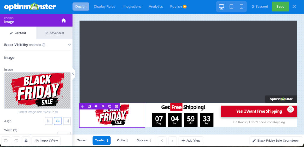 Edit logo countdown timer bar - OptinMonster Edit logo countdown timer bar