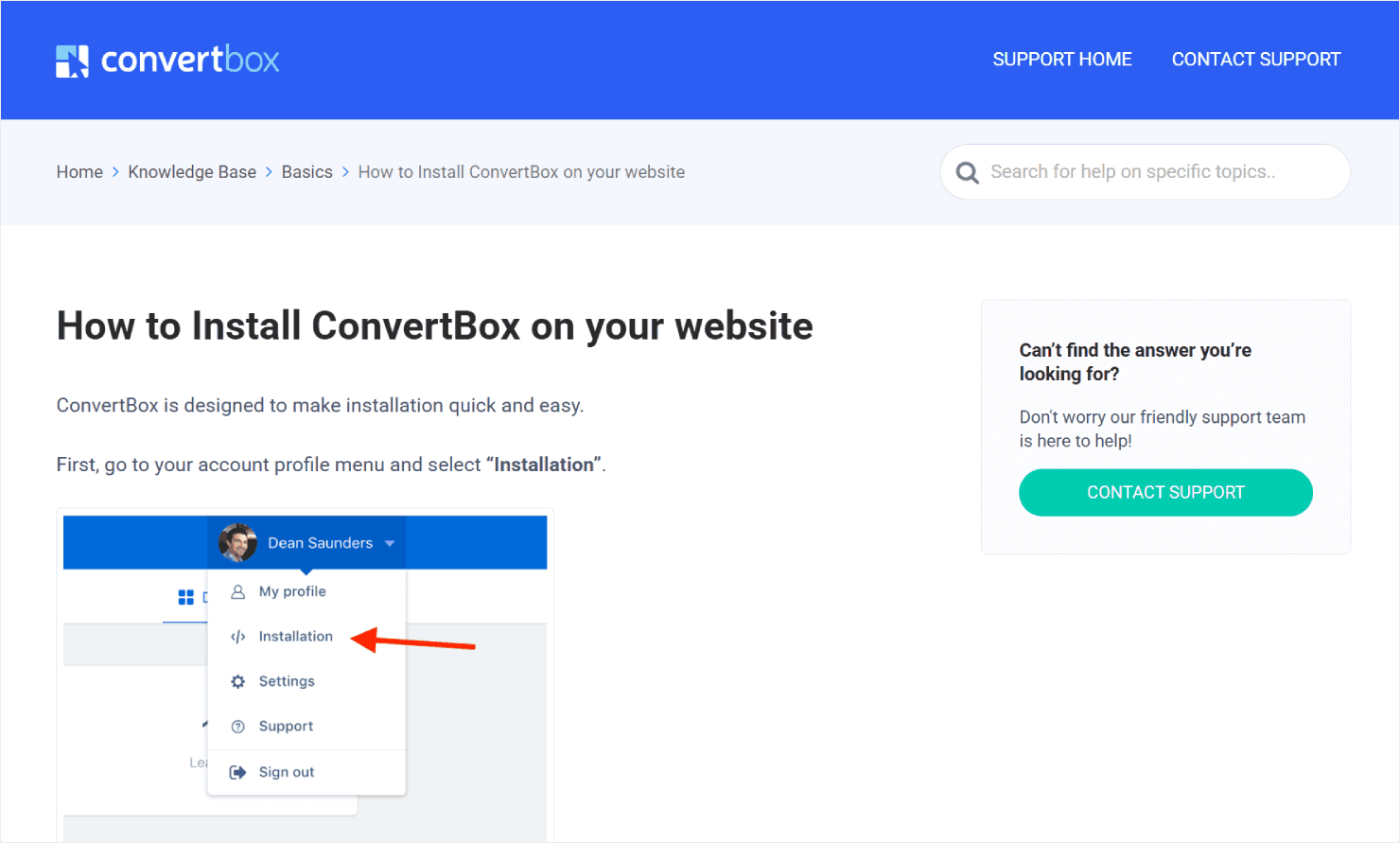 ConvertBox's documentation