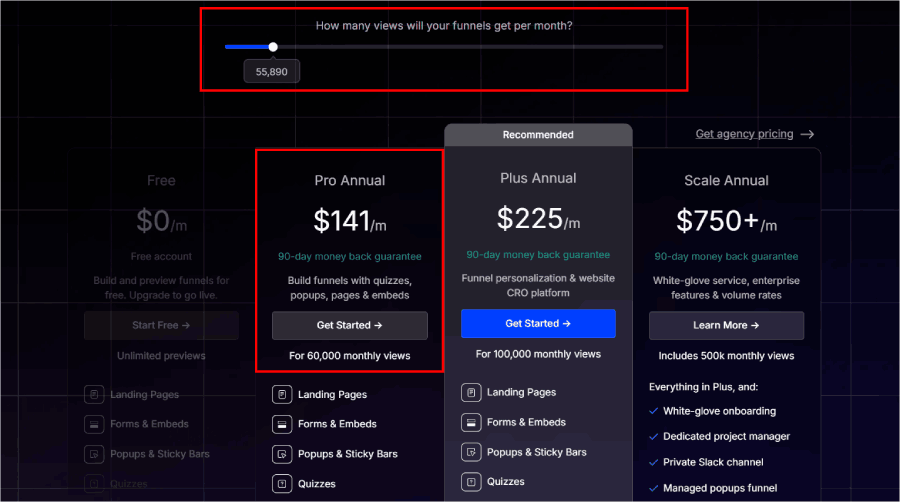 ConvertFlow's overage pricing