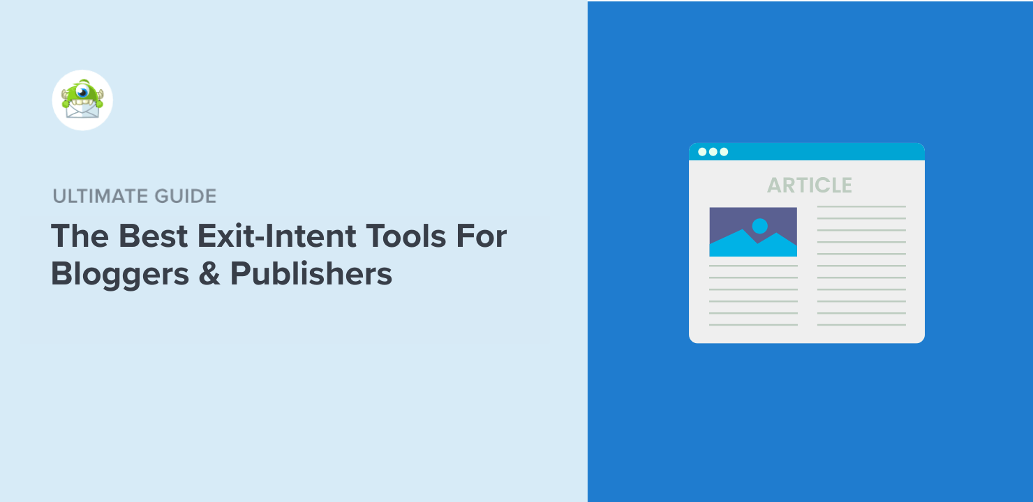 Featured image for the Best Exit Intent Tools blog post