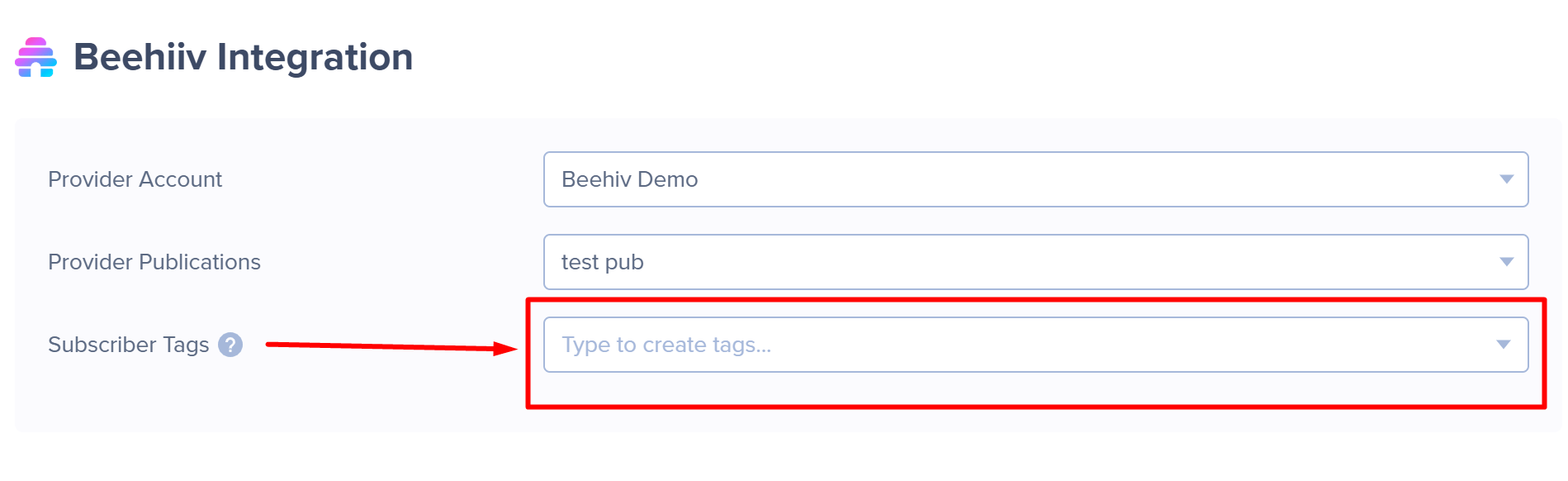 Pass tags to Beehiiv from OptinMonster - OptinMonster Add Subscriber Tags