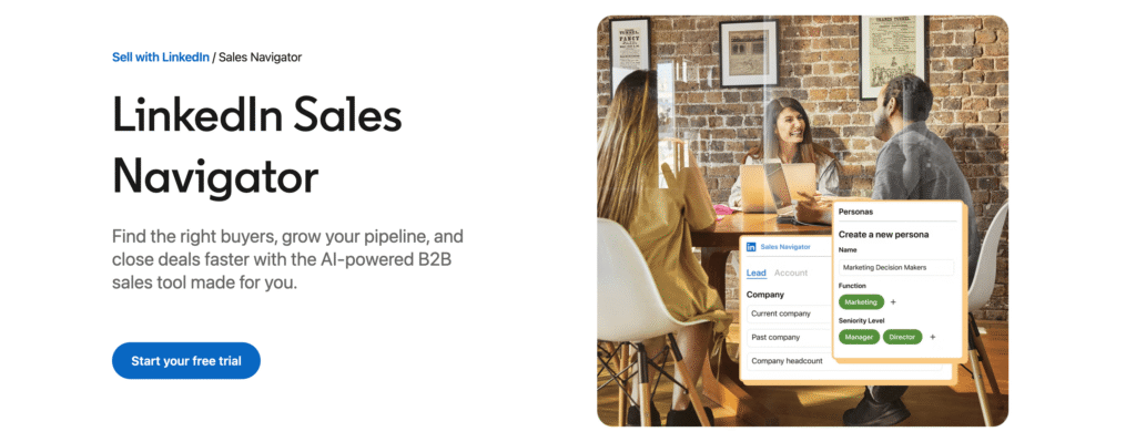 LinkedIn Sales Navigator - lead generation tool - OptinMonster LinkedIn Sales Navigator - lead generation tool