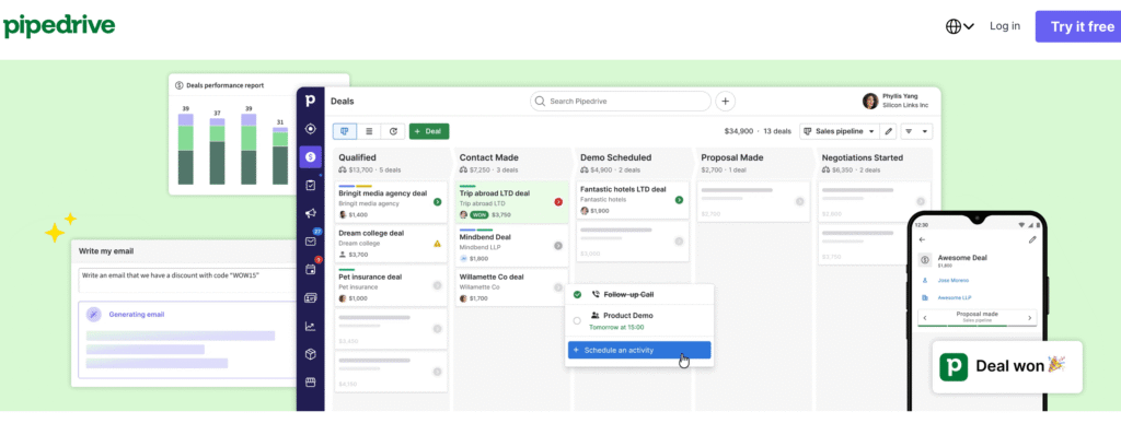pipedrive - lead generation software - OptinMonster pipedrive - lead generation software