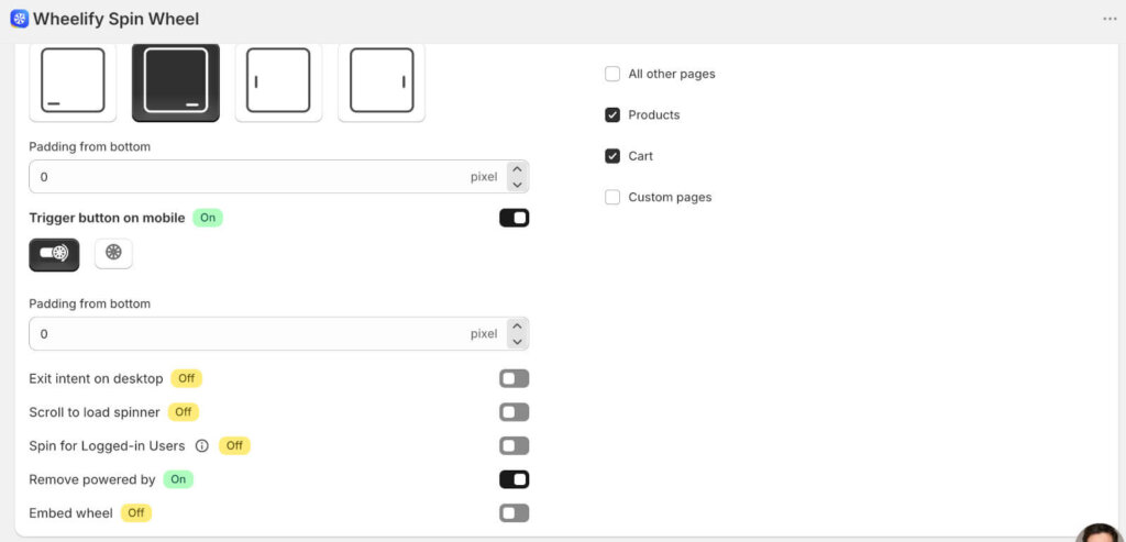 Wheelify display rules - OptinMonster Wheelify display rules