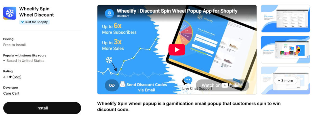 Wheelify homepage - OptinMonster Wheelify homepage
