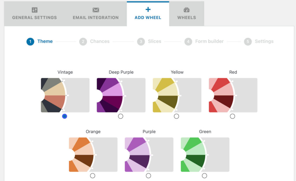 WP Optin Wheel types - OptinMonster WP Optin Wheel types