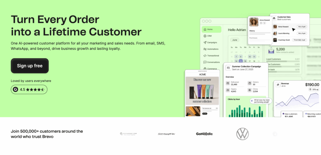Brevo - best email automation software