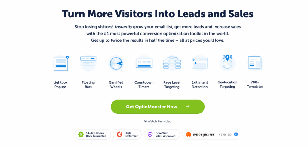 OptinMonster - best email automation software