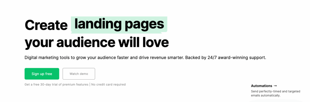 mailerlite - best email automation software